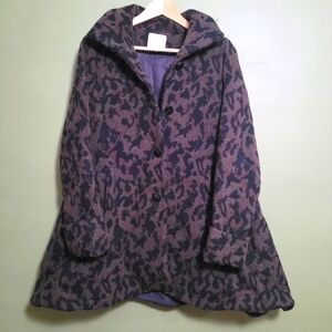 Opening Ceremony Leopard Print Wool Blend Coat – Women’s Small